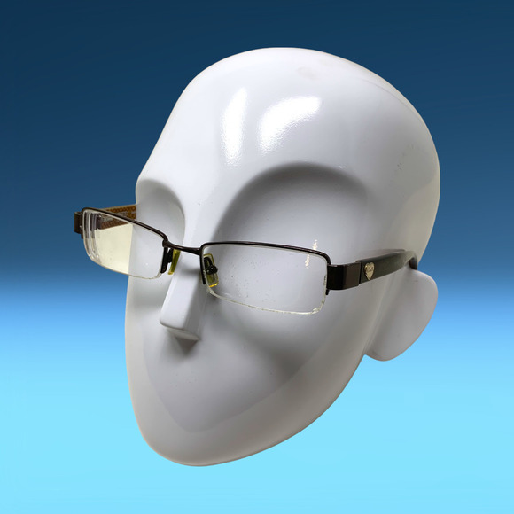 Coach Vera 232 Tortoise Brown Eyeglasses Frames Only 50-18-135 Half Rim + Case - Picture 7 of 8